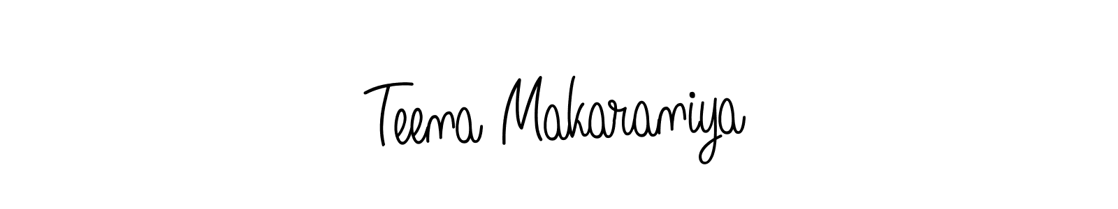 Here are the top 10 professional signature styles for the name Teena Makaraniya. These are the best autograph styles you can use for your name. Teena Makaraniya signature style 5 images and pictures png