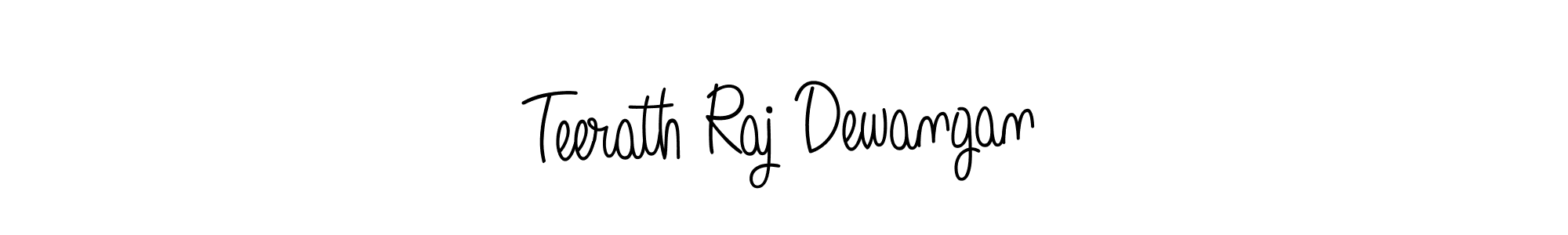 Teerath Raj Dewangan stylish signature style. Best Handwritten Sign (Angelique-Rose-font-FFP) for my name. Handwritten Signature Collection Ideas for my name Teerath Raj Dewangan. Teerath Raj Dewangan signature style 5 images and pictures png
