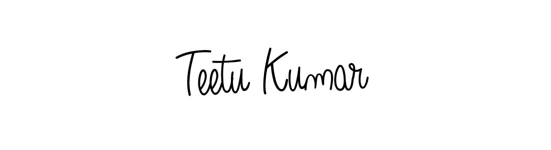 The best way (Angelique-Rose-font-FFP) to make a short signature is to pick only two or three words in your name. The name Teetu Kumar include a total of six letters. For converting this name. Teetu Kumar signature style 5 images and pictures png