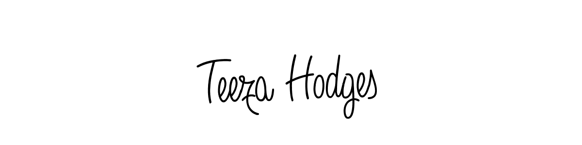 Use a signature maker to create a handwritten signature online. With this signature software, you can design (Angelique-Rose-font-FFP) your own signature for name Teeza Hodges. Teeza Hodges signature style 5 images and pictures png