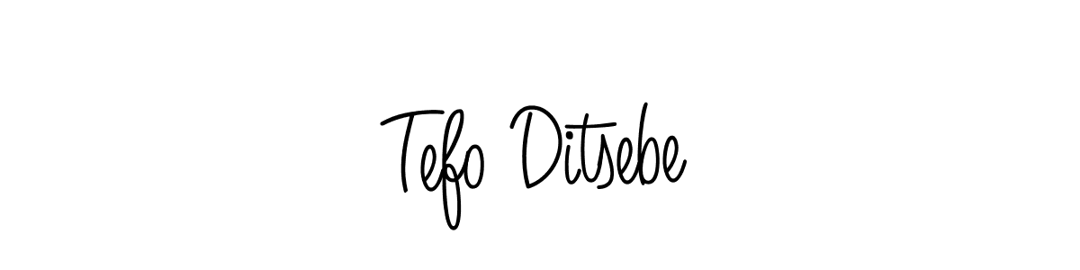 Similarly Angelique-Rose-font-FFP is the best handwritten signature design. Signature creator online .You can use it as an online autograph creator for name Tefo Ditsebe. Tefo Ditsebe signature style 5 images and pictures png