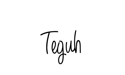 Angelique-Rose-font-FFP is a professional signature style that is perfect for those who want to add a touch of class to their signature. It is also a great choice for those who want to make their signature more unique. Get Teguh name to fancy signature for free. Teguh signature style 5 images and pictures png