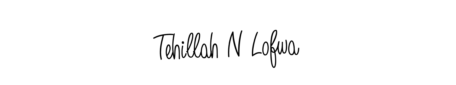 How to Draw Tehillah N Lofwa signature style? Angelique-Rose-font-FFP is a latest design signature styles for name Tehillah N Lofwa. Tehillah N Lofwa signature style 5 images and pictures png
