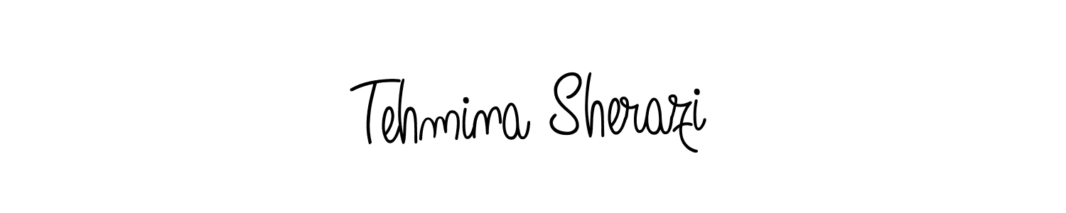 How to Draw Tehmina Sherazi signature style? Angelique-Rose-font-FFP is a latest design signature styles for name Tehmina Sherazi. Tehmina Sherazi signature style 5 images and pictures png