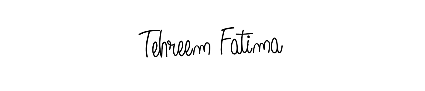 Design your own signature with our free online signature maker. With this signature software, you can create a handwritten (Angelique-Rose-font-FFP) signature for name Tehreem Fatima. Tehreem Fatima signature style 5 images and pictures png