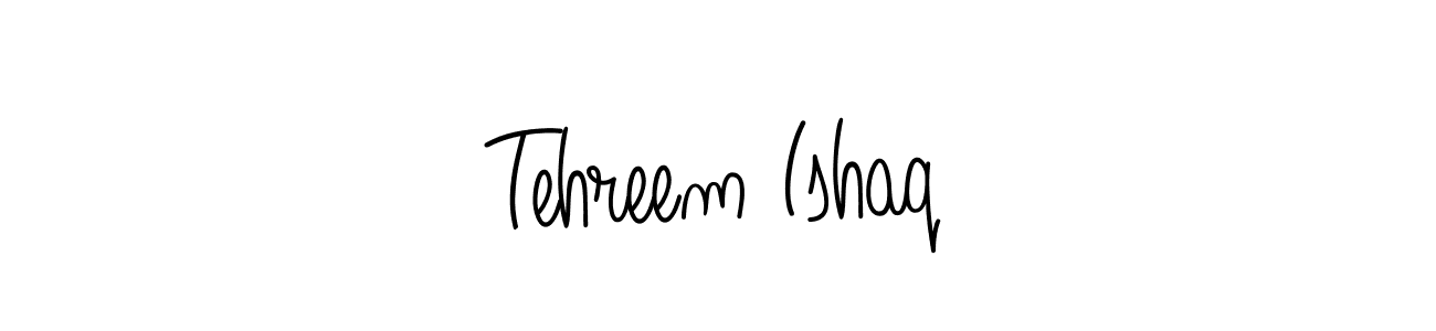 Create a beautiful signature design for name Tehreem Ishaq. With this signature (Angelique-Rose-font-FFP) fonts, you can make a handwritten signature for free. Tehreem Ishaq signature style 5 images and pictures png