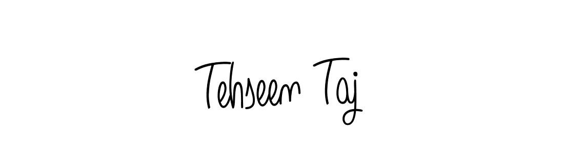 How to make Tehseen Taj name signature. Use Angelique-Rose-font-FFP style for creating short signs online. This is the latest handwritten sign. Tehseen Taj signature style 5 images and pictures png