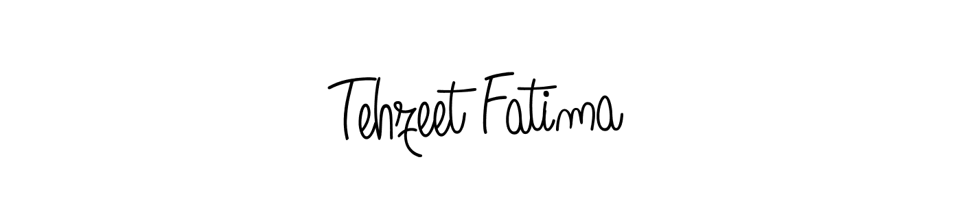 Create a beautiful signature design for name Tehzeet Fatima. With this signature (Angelique-Rose-font-FFP) fonts, you can make a handwritten signature for free. Tehzeet Fatima signature style 5 images and pictures png