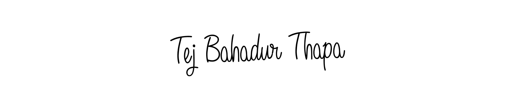 Also You can easily find your signature by using the search form. We will create Tej Bahadur Thapa name handwritten signature images for you free of cost using Angelique-Rose-font-FFP sign style. Tej Bahadur Thapa signature style 5 images and pictures png