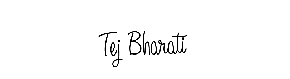 Create a beautiful signature design for name Tej Bharati. With this signature (Angelique-Rose-font-FFP) fonts, you can make a handwritten signature for free. Tej Bharati signature style 5 images and pictures png