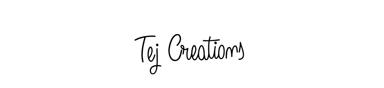 Also You can easily find your signature by using the search form. We will create Tej Creations name handwritten signature images for you free of cost using Angelique-Rose-font-FFP sign style. Tej Creations signature style 5 images and pictures png