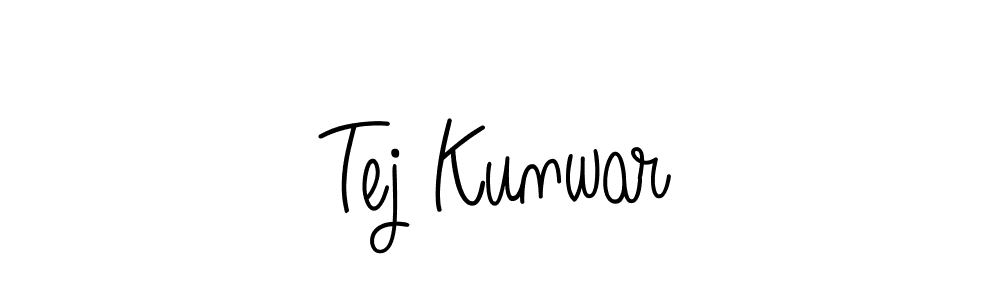 if you are searching for the best signature style for your name Tej Kunwar. so please give up your signature search. here we have designed multiple signature styles  using Angelique-Rose-font-FFP. Tej Kunwar signature style 5 images and pictures png