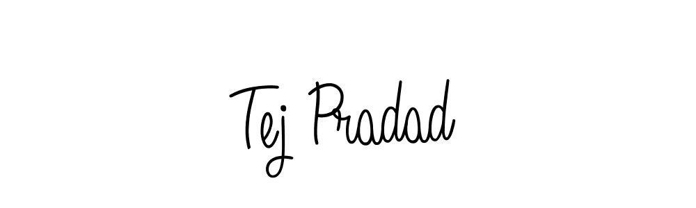 Design your own signature with our free online signature maker. With this signature software, you can create a handwritten (Angelique-Rose-font-FFP) signature for name Tej Pradad. Tej Pradad signature style 5 images and pictures png