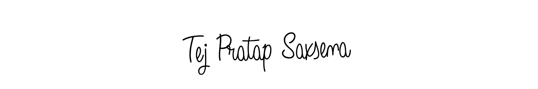 Use a signature maker to create a handwritten signature online. With this signature software, you can design (Angelique-Rose-font-FFP) your own signature for name Tej Pratap Saxsena. Tej Pratap Saxsena signature style 5 images and pictures png