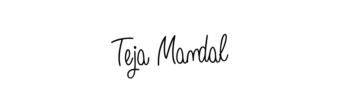 How to make Teja Mandal signature? Angelique-Rose-font-FFP is a professional autograph style. Create handwritten signature for Teja Mandal name. Teja Mandal signature style 5 images and pictures png