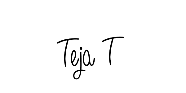 Once you've used our free online signature maker to create your best signature Angelique-Rose-font-FFP style, it's time to enjoy all of the benefits that Teja T name signing documents. Teja T signature style 5 images and pictures png