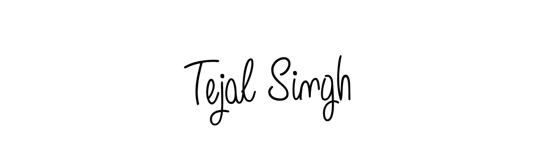 Design your own signature with our free online signature maker. With this signature software, you can create a handwritten (Angelique-Rose-font-FFP) signature for name Tejal Singh. Tejal Singh signature style 5 images and pictures png