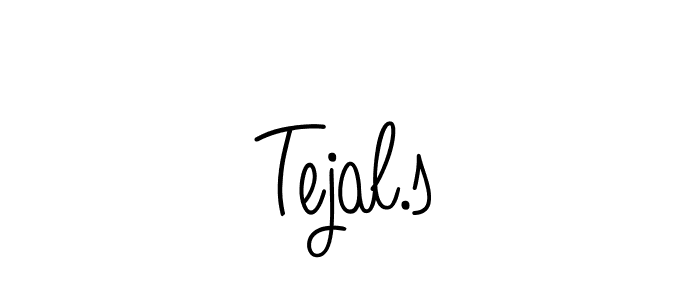 Make a beautiful signature design for name Tejal.s. With this signature (Angelique-Rose-font-FFP) style, you can create a handwritten signature for free. Tejal.s signature style 5 images and pictures png