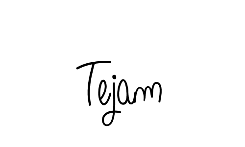 How to make Tejam name signature. Use Angelique-Rose-font-FFP style for creating short signs online. This is the latest handwritten sign. Tejam signature style 5 images and pictures png