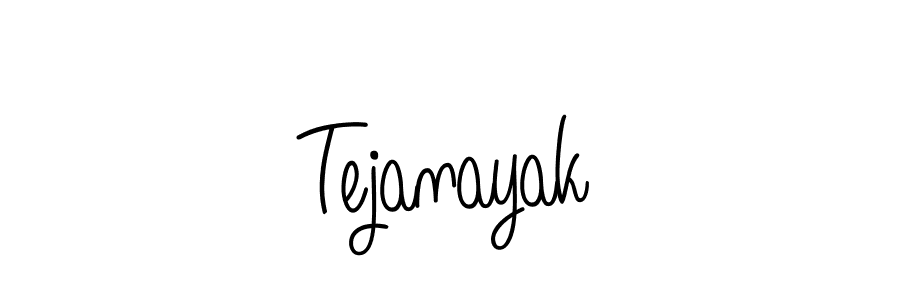 Design your own signature with our free online signature maker. With this signature software, you can create a handwritten (Angelique-Rose-font-FFP) signature for name Tejanayak. Tejanayak signature style 5 images and pictures png