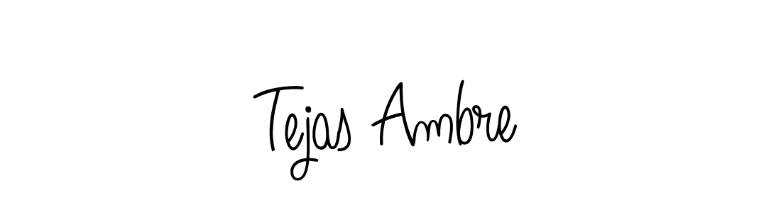 Check out images of Autograph of Tejas Ambre name. Actor Tejas Ambre Signature Style. Angelique-Rose-font-FFP is a professional sign style online. Tejas Ambre signature style 5 images and pictures png