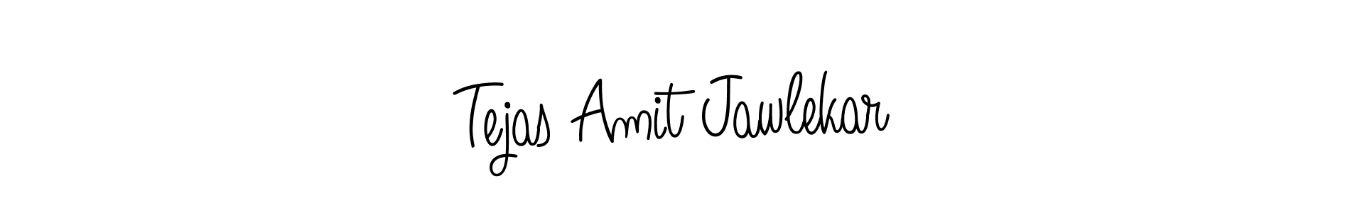 Tejas Amit Jawlekar stylish signature style. Best Handwritten Sign (Angelique-Rose-font-FFP) for my name. Handwritten Signature Collection Ideas for my name Tejas Amit Jawlekar. Tejas Amit Jawlekar signature style 5 images and pictures png