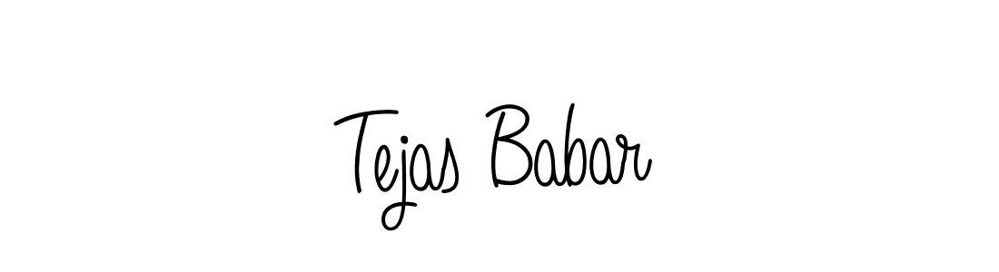 How to make Tejas Babar signature? Angelique-Rose-font-FFP is a professional autograph style. Create handwritten signature for Tejas Babar name. Tejas Babar signature style 5 images and pictures png