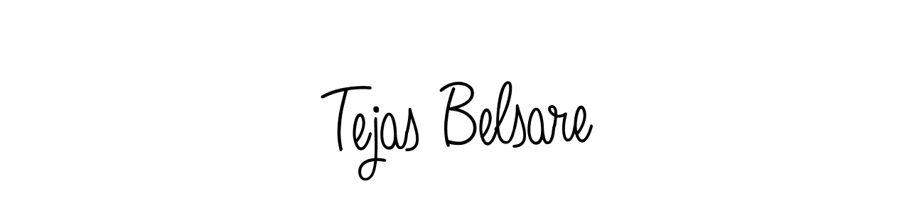 Create a beautiful signature design for name Tejas Belsare. With this signature (Angelique-Rose-font-FFP) fonts, you can make a handwritten signature for free. Tejas Belsare signature style 5 images and pictures png