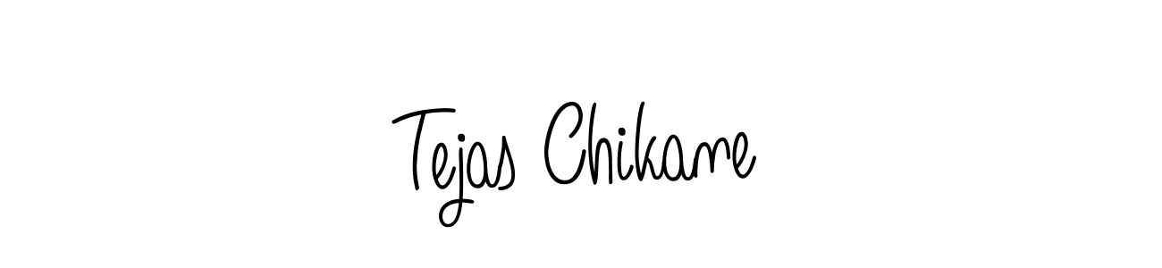 You should practise on your own different ways (Angelique-Rose-font-FFP) to write your name (Tejas Chikane) in signature. don't let someone else do it for you. Tejas Chikane signature style 5 images and pictures png