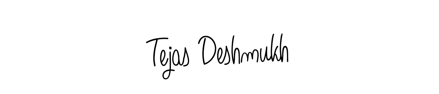 Create a beautiful signature design for name Tejas Deshmukh. With this signature (Angelique-Rose-font-FFP) fonts, you can make a handwritten signature for free. Tejas Deshmukh signature style 5 images and pictures png