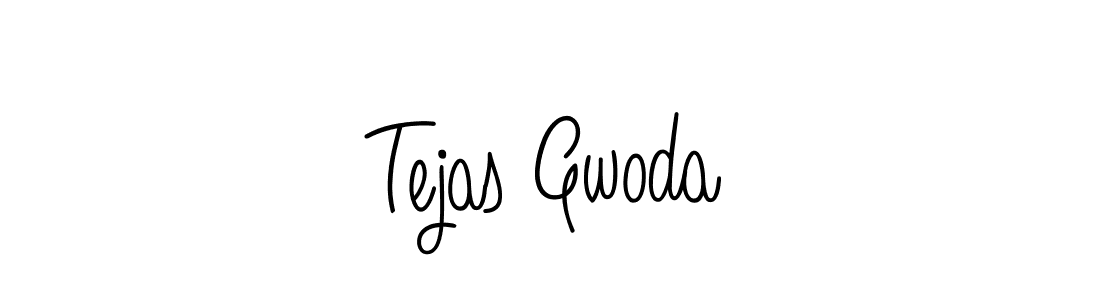Tejas Gwoda stylish signature style. Best Handwritten Sign (Angelique-Rose-font-FFP) for my name. Handwritten Signature Collection Ideas for my name Tejas Gwoda. Tejas Gwoda signature style 5 images and pictures png