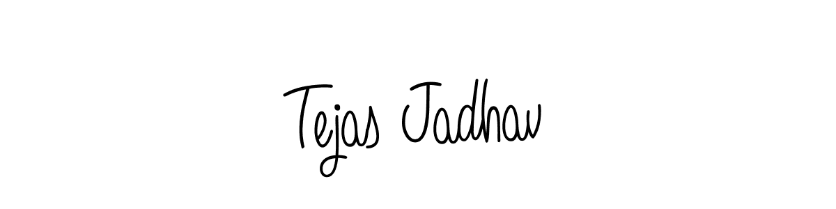 Create a beautiful signature design for name Tejas Jadhav. With this signature (Angelique-Rose-font-FFP) fonts, you can make a handwritten signature for free. Tejas Jadhav signature style 5 images and pictures png