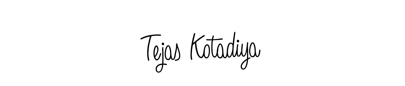 Also we have Tejas Kotadiya name is the best signature style. Create professional handwritten signature collection using Angelique-Rose-font-FFP autograph style. Tejas Kotadiya signature style 5 images and pictures png