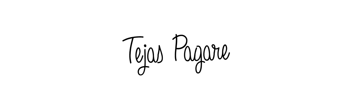 How to make Tejas Pagare signature? Angelique-Rose-font-FFP is a professional autograph style. Create handwritten signature for Tejas Pagare name. Tejas Pagare signature style 5 images and pictures png