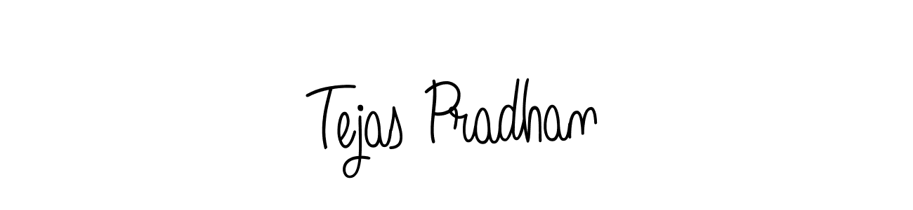 Make a beautiful signature design for name Tejas Pradhan. With this signature (Angelique-Rose-font-FFP) style, you can create a handwritten signature for free. Tejas Pradhan signature style 5 images and pictures png