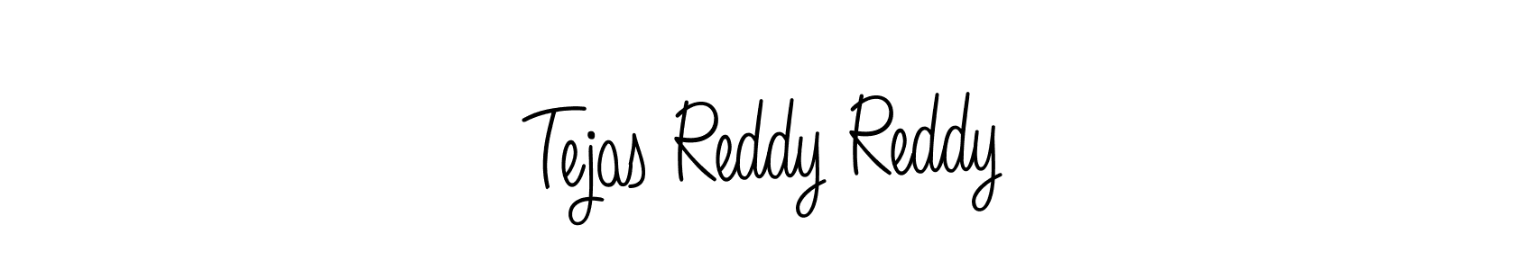 Create a beautiful signature design for name Tejas Reddy Reddy. With this signature (Angelique-Rose-font-FFP) fonts, you can make a handwritten signature for free. Tejas Reddy Reddy signature style 5 images and pictures png