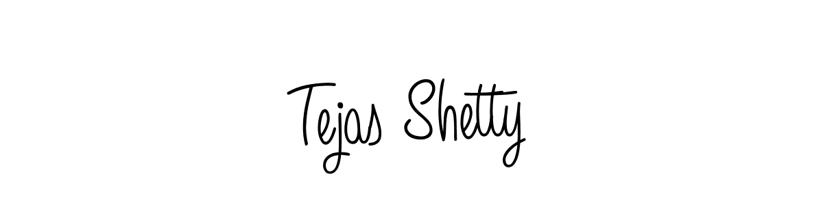 How to make Tejas Shetty signature? Angelique-Rose-font-FFP is a professional autograph style. Create handwritten signature for Tejas Shetty name. Tejas Shetty signature style 5 images and pictures png