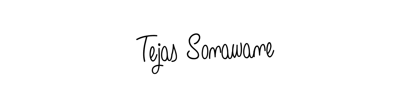 Design your own signature with our free online signature maker. With this signature software, you can create a handwritten (Angelique-Rose-font-FFP) signature for name Tejas Sonawane. Tejas Sonawane signature style 5 images and pictures png