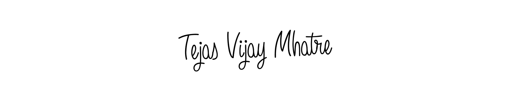 This is the best signature style for the Tejas Vijay Mhatre name. Also you like these signature font (Angelique-Rose-font-FFP). Mix name signature. Tejas Vijay Mhatre signature style 5 images and pictures png