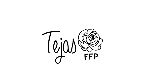 How to make Tejas9 signature? Angelique-Rose-font-FFP is a professional autograph style. Create handwritten signature for Tejas9 name. Tejas9 signature style 5 images and pictures png