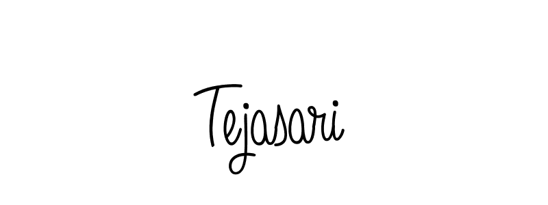 Make a beautiful signature design for name Tejasari. With this signature (Angelique-Rose-font-FFP) style, you can create a handwritten signature for free. Tejasari signature style 5 images and pictures png