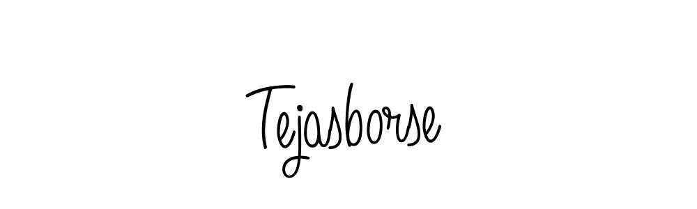 You should practise on your own different ways (Angelique-Rose-font-FFP) to write your name (Tejasborse) in signature. don't let someone else do it for you. Tejasborse signature style 5 images and pictures png