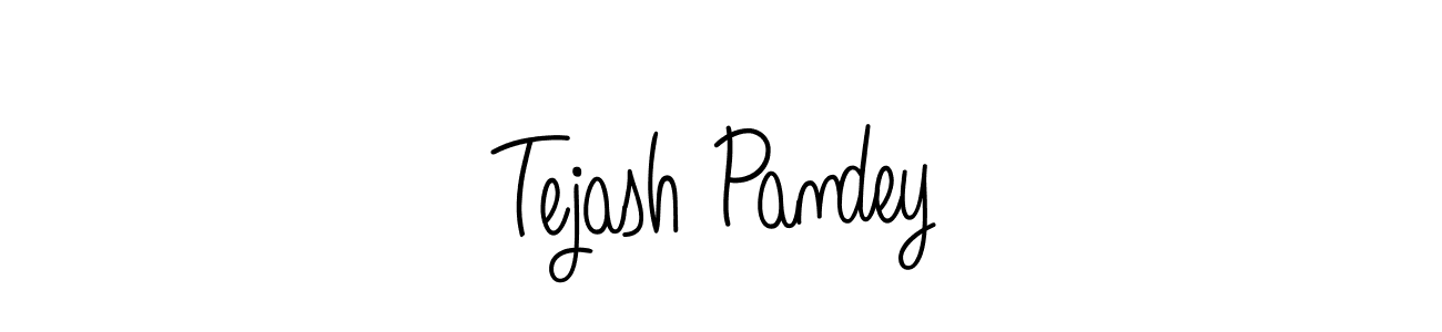 You should practise on your own different ways (Angelique-Rose-font-FFP) to write your name (Tejash Pandey) in signature. don't let someone else do it for you. Tejash Pandey signature style 5 images and pictures png