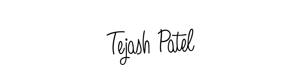 Angelique-Rose-font-FFP is a professional signature style that is perfect for those who want to add a touch of class to their signature. It is also a great choice for those who want to make their signature more unique. Get Tejash Patel name to fancy signature for free. Tejash Patel signature style 5 images and pictures png