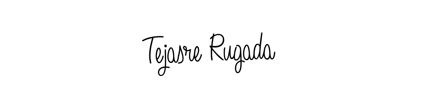 Design your own signature with our free online signature maker. With this signature software, you can create a handwritten (Angelique-Rose-font-FFP) signature for name Tejasre Rugada. Tejasre Rugada signature style 5 images and pictures png