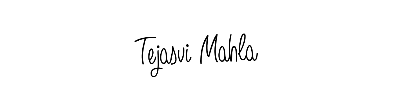How to make Tejasvi Mahla signature? Angelique-Rose-font-FFP is a professional autograph style. Create handwritten signature for Tejasvi Mahla name. Tejasvi Mahla signature style 5 images and pictures png