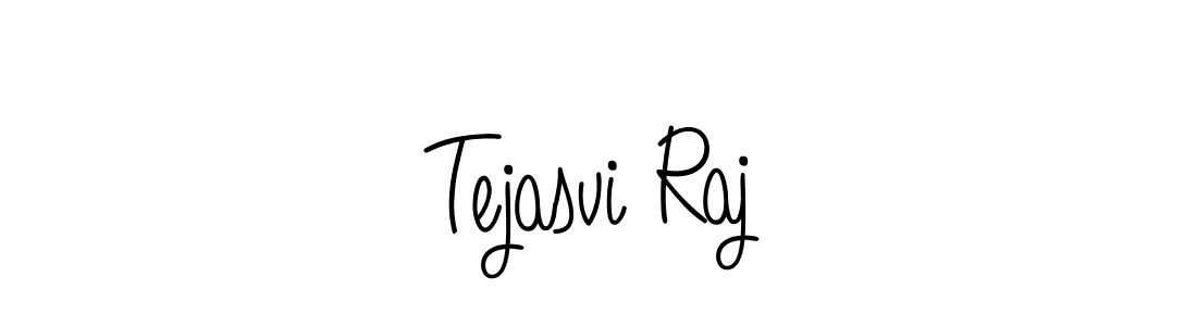 Use a signature maker to create a handwritten signature online. With this signature software, you can design (Angelique-Rose-font-FFP) your own signature for name Tejasvi Raj. Tejasvi Raj signature style 5 images and pictures png