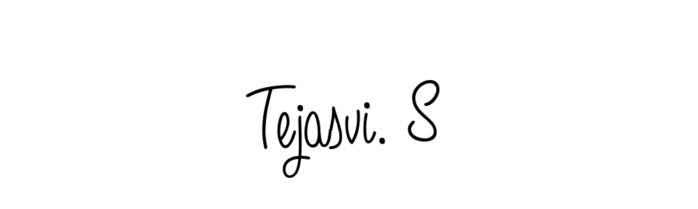 Make a beautiful signature design for name Tejasvi. S. With this signature (Angelique-Rose-font-FFP) style, you can create a handwritten signature for free. Tejasvi. S signature style 5 images and pictures png