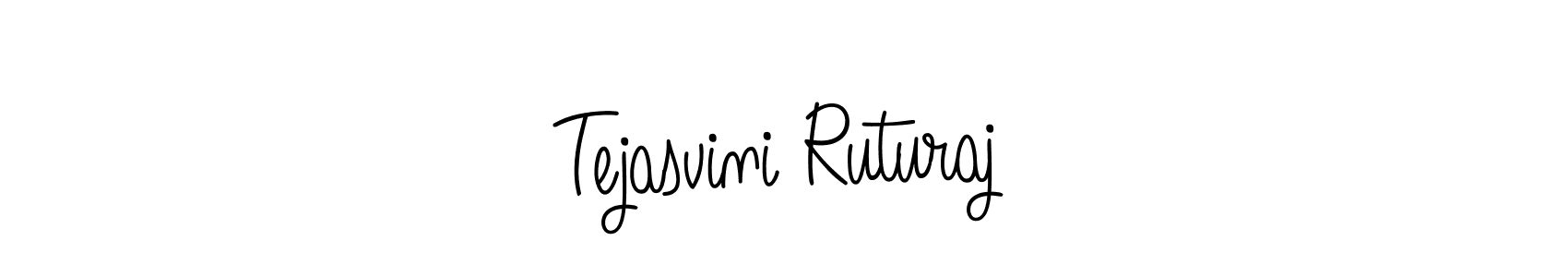 This is the best signature style for the Tejasvini Ruturaj name. Also you like these signature font (Angelique-Rose-font-FFP). Mix name signature. Tejasvini Ruturaj signature style 5 images and pictures png