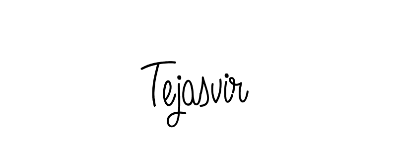 Also we have Tejasvir name is the best signature style. Create professional handwritten signature collection using Angelique-Rose-font-FFP autograph style. Tejasvir signature style 5 images and pictures png